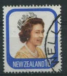 Stamps New Zealand -  Scott 648 - Reina Isabel