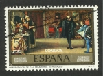 Stamps Spain -  Presentación de D J de Austria. Pintura de Rosales
