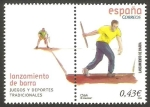 Stamps Spain -  4415 - deporte, lanzamiento de barra