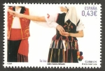 Stamps Spain -  4485 - la isa, baile popular