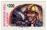 Stamps : America : Chile :  Mineros del Carbon