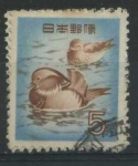 Stamps Japan -  Scott 611 - Pato Mandarin