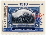 Stamps Chile -  Bicentenario