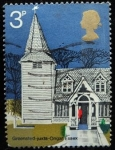 Stamps : Europe : United_Kingdom :  Iglesia de Greensted-juxta Ongar