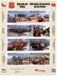 Stamps : America : Chile :  200 Años Ejercito de Chile
