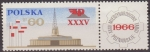 Stamps Poland -  Polonia 1966 Scott 1394 Sello ** Pabellon y Emblema de la Feria Industrial de Poznan