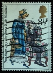 Stamps United Kingdom -  Emma & Mr. Woodhouse / Jane Austen