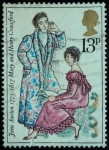 Stamps United Kingdom -  Mary & Henry Crawford / Jane Austen