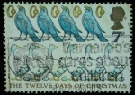 Stamps United Kingdom -  The twelve days of Christmas