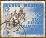 Stamps Mexico -  XIX Juegos Olimpicos MEXICO 68