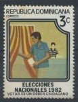 Sellos del Mundo : America : Rep_Dominicana : Scott 856 - Elecciones Nacionales 1982