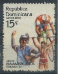 Stamps Dominican Republic -  Scott C387 - Juegos Panamericanos Venezuela-83