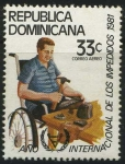 Stamps Dominican Republic -  Scott C336 - Año Internacional de los impedidos
