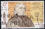 Stamps Spain -  3154  (2)  Dia del sello 1992  Conde de Campoamores