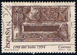 Stamps Spain -  3287  (1) Dia del sello  Buzon de los letrados de Barcelona