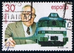 Stamps Spain -  3347 Talgo Actual y retrato de Goicoechea