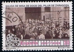 Stamps Spain -  3406 (1) Salida de misa de doce del Pilar de Zaragoza