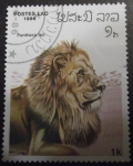 Stamps Laos -  Leon