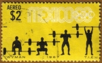 Stamps : America : Mexico :  MEXICO 68 - Pesas