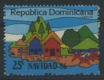 Stamps Dominican Republic -  Scott 992 - Navidad 86