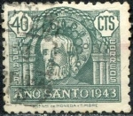 Stamps Europe - Spain -  España 1943 965 Sello º Año Santo Compostelano El Apostol