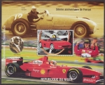 Stamps Africa - Niger -  Niger 1998 Sello HB ** Aniversario Enzo Ferrari, Formula 1, Schumacher, F355 y Froilan Gonzalez 