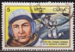Sellos de America - Cuba -  Cuba 1981 Scott 2402 Sello * Astronauta Astronaute Aniv. 1º Hombre en el Espacio Aleksei A. Leonov 5