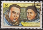 Sellos de America - Cuba -  Cuba 1981 Scott 2404 Sello * Astronauta Astronaute Aniv. 1º Hombre en el Espacio