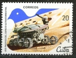 Sellos del Mundo : America : Cuba : Cuba 1982 Scott 2504 Sello * Vehiculo Espacial Spacecraft Lunokhod Uso Pacifico del Espacio Ultrater