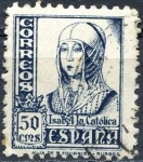 Stamps Spain -  España 1938 825 Sello º Isabel la Católica 50c Michel775 Yvert585