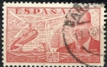 Stamps Spain -  España 1939 881 Sello º Juan de la Cierva y Autogiro 25c