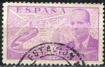 Stamps Spain -  España 1939 882 Sello º Juan de la Cierva y Autogiro 35c