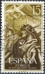 Stamps Spain -  España 1956 1187 Sello º XX Aniversario del Alzamiento Nacional Soldado Laureado 15c
