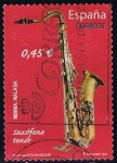 Stamps Spain -  4550 (2)  Saxsofono tenor