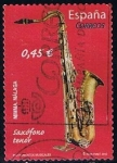 Sellos de Europa - Espaa -  4550 (2)  Saxsofono tenor