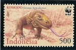 Stamps : Asia : Indonesia :  Parque Nacional de Komodo