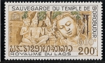Stamps : Asia : Laos :  Templo de Borobudur