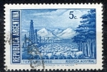 Stamps : America : Argentina :  Argentina 1971 Scott 925 Sello º Tierra de Fuego Paisaje Riqueza Austral 5c Argentine 