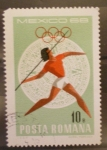 Stamps Romania -  mexico 68