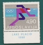 Sellos de Europa - Yugoslavia -  Juegos Olímpicos Invierno - Lake Placid 1980
