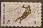 Stamps Romania -  jubileul schiului