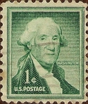 Stamps United States -  Serie Libertad: Washington.