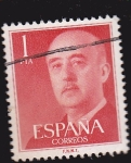 Stamps Spain -  general francisco franco