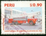 Stamps Peru -  Bomberos