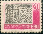 Stamps Peru -  Chan Chan