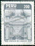 Stamps Peru -  Edificio de correos