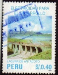 Stamps : America : Peru :  Laguna de Antacoto