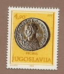 Sellos de Europa - Yugoslavia -  Moneda romana - Marco Aurelio Probo