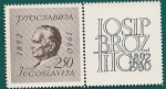 Stamps : Europe : Yugoslavia :  Muerte del presidente Josip Broz Tito