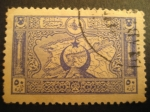 Stamps : Asia : Turkey :  Imperio Otomano: mapa